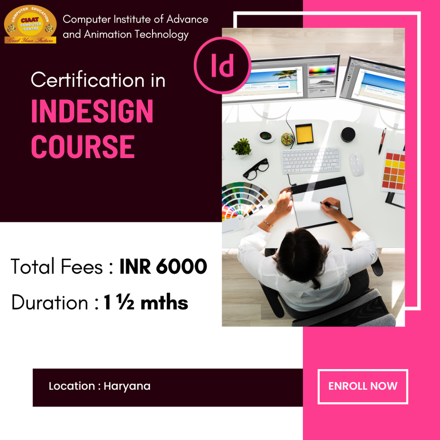 Certification in InDesign Course at Computer Institute of Advance & Animation Tech , Haryana - Other